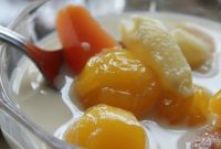 Resepi Dessert Fruit Cocktail Custard