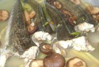 resepi ikan haruan stim masak halia