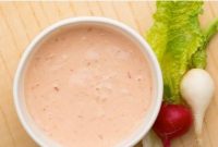 resepi salad buah thousand island sihat untuk diet