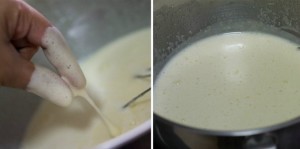 resepi cara membuat kek span vanilla lembut mudah sedap 03