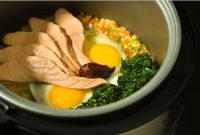 resepi bibimbap korea guna periuk nasi