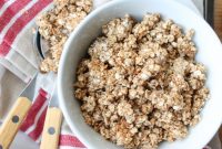 resepi sarapan sihat oat badam vanila guna periuk nasi