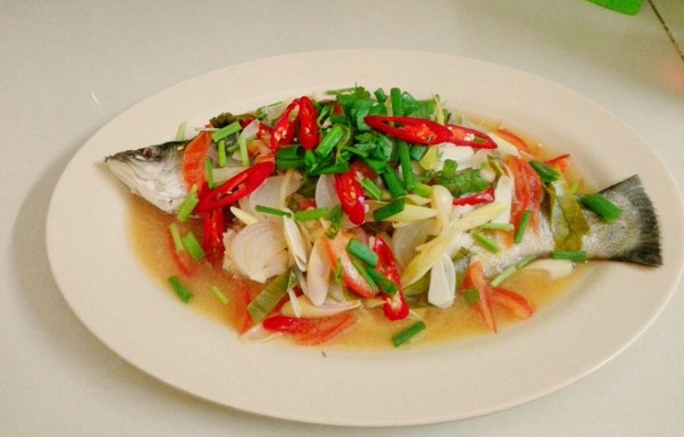 Siakap thai ikan masak Cik Wan