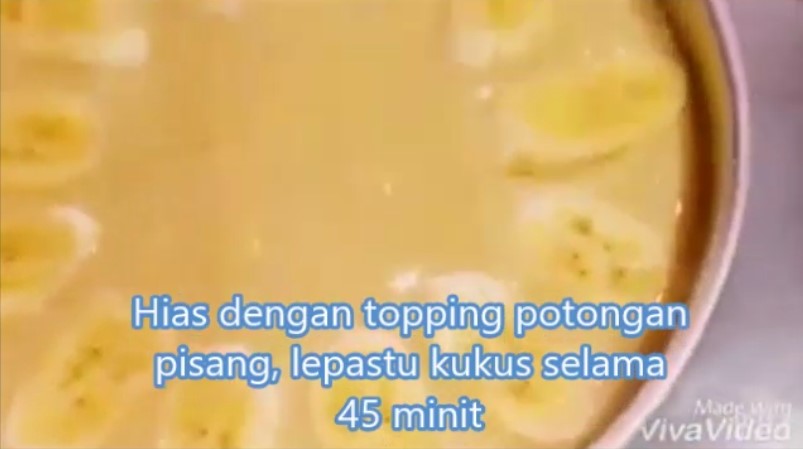 resepi kek pisang kukus sukatan cawan guna blender 09