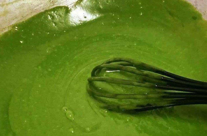 resepi kek batik hijau pandan horlick 01