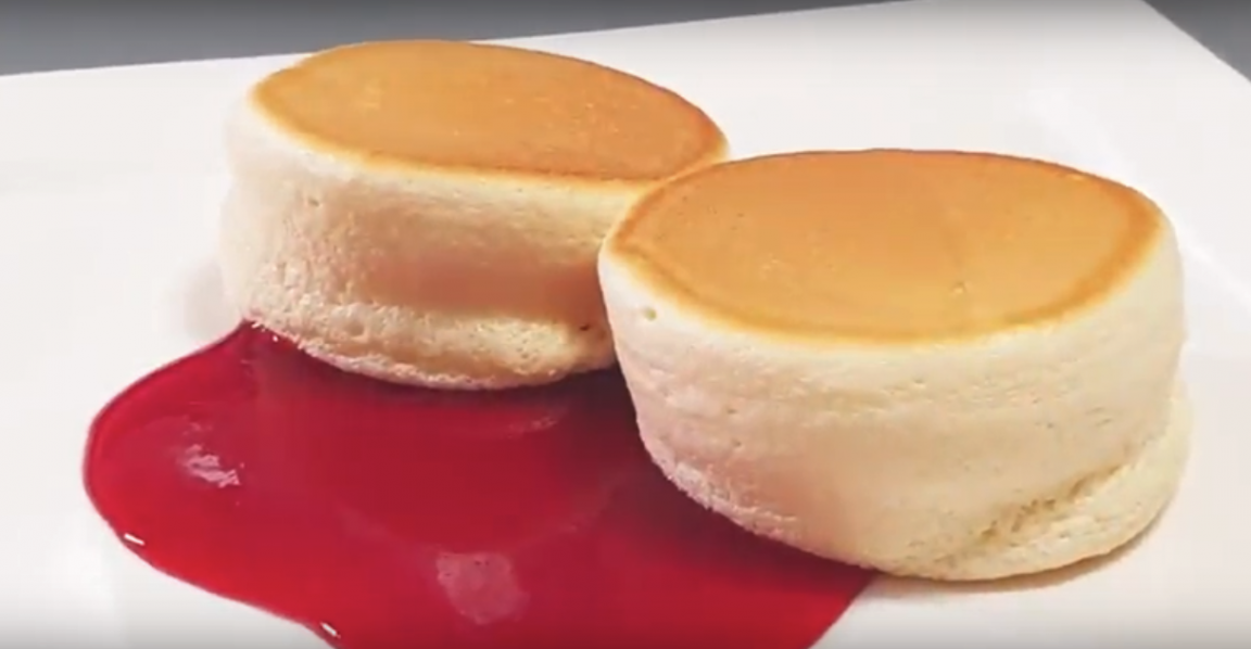 Resepi Souffle Pancake Gebu Jepun, Tanpa Baking Powder, Mudah dan